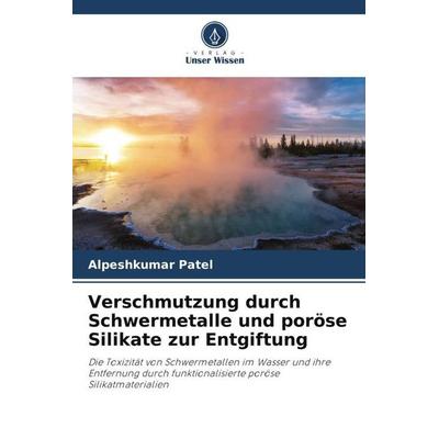 Verschmutzung durch Schwermetalle und poröse Silikate zur Entgiftung, Taschenbuch von Alpeshkumar Patel, Verlag Unser Wissen, 978-620-5-05993-7