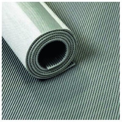 Gummi-Isoliermatte 50kV, EPDM/SBR, grau, 4,5mm, 1000mm 10m ; E/D/E (Iso04,5-0-1,0)