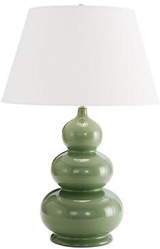 Suzanne Kasler Triple Gourd Lamp - Sage - Ballard Designs