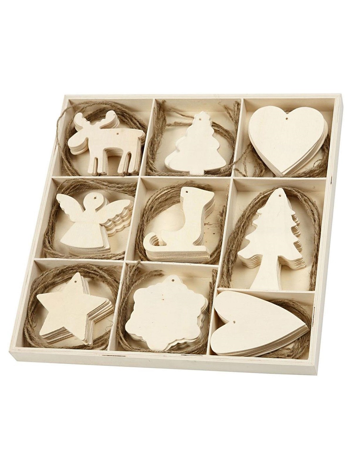 Creativ Company Decorate your Wooden Christmas Pendants 72st.