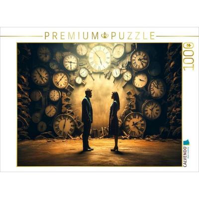 CALVENDO Puzzle Die Zeit | 1000 Teile Lege-Größe 64x48cm Foto-Puzzle für glückliche Stunden