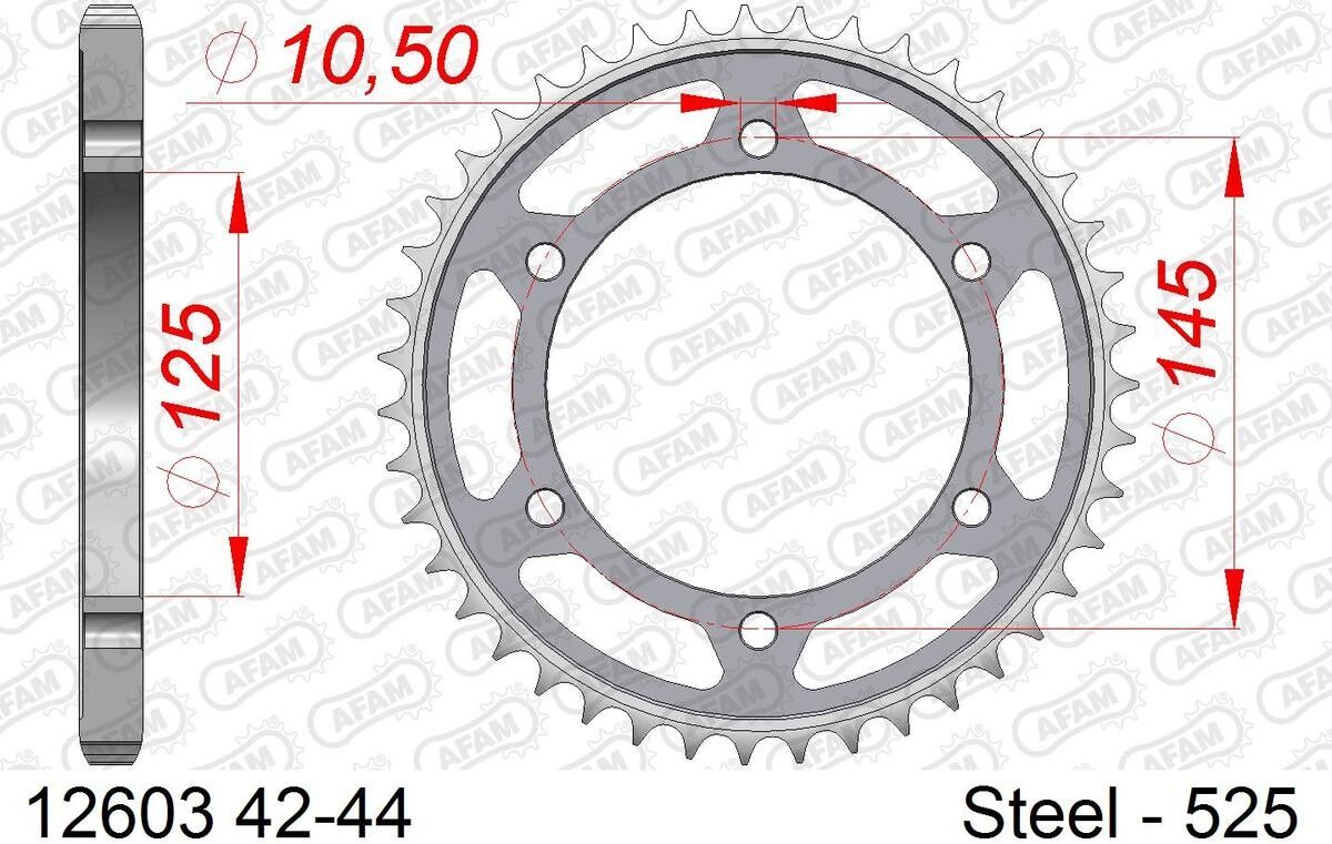 AFAM 12603-43 Chain Sprocket