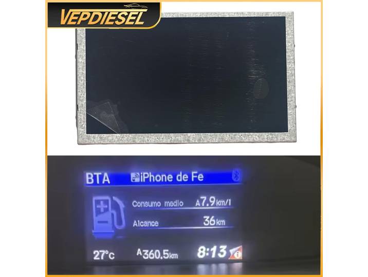 Écran LCD 5' C050FTN01 78260-TR0 pour autoradio Honda Civic LXR IMid Si C050FTN01.1 C050FTN01.0 C050FTN01.2