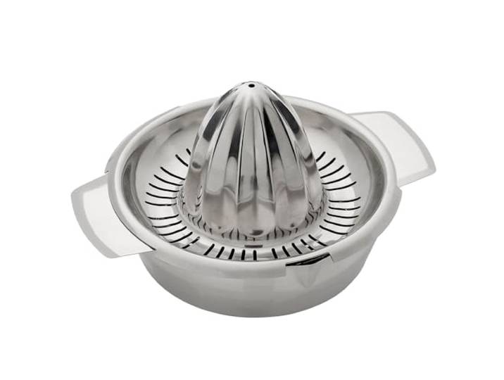 Westmark Citruspers met sapreservoir, diameter: 13,8 cm, inhoud: 350 ml, roestvrij staal, zilver, 30942260