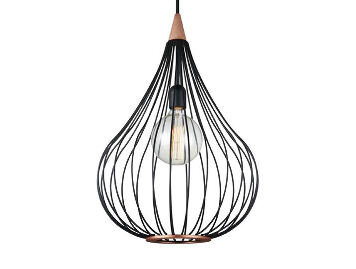 Design Pendellampe Drops Metal Schwarz ø 38cm Halo Design