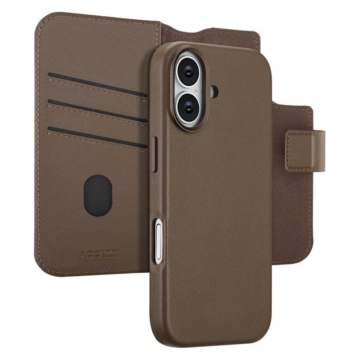 Accezz Libreria in Pelle Due in Uno con MagSafe (Apple iPhone 17) (SH00086753 GSM Hoesje)