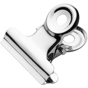Westcott Briefklemmer E-1090300, mit Aufhängeöse, 51mm Klemmbreite, silber, 10 Stück