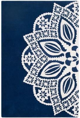 SAFAVIEH Handmade Allure Lucile Modern Floral Wool Rug