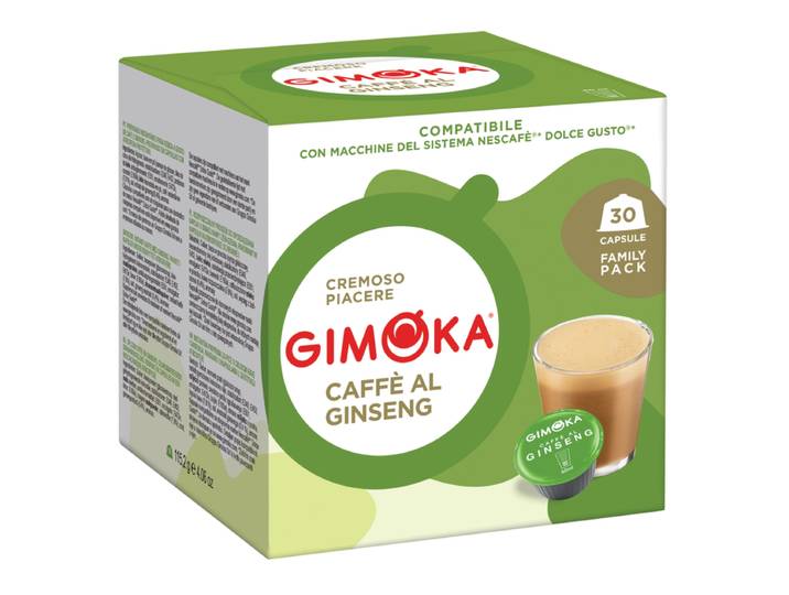 GIMOKA Dolce Gusto Compatible Capsules Ginseng Coffee 30 capsules 216 g