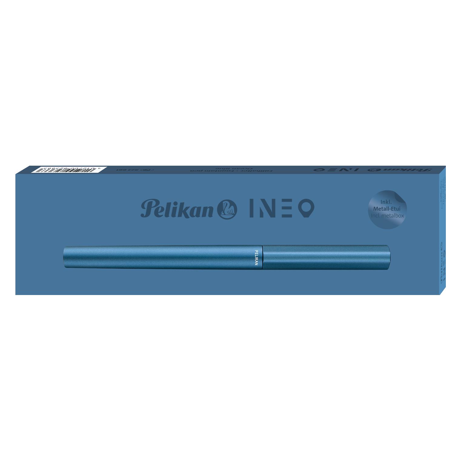 Pelikan Füllhalter Ineo Element P6 -Etui Petrol-Blau (1x) (823661)