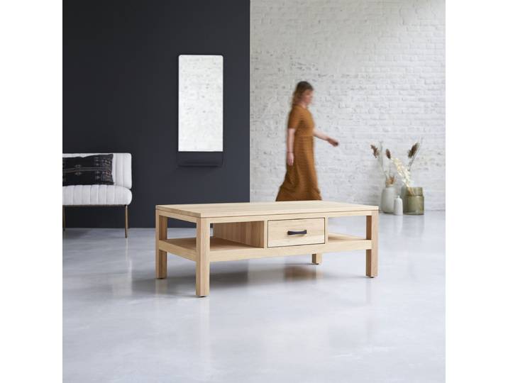 Couchtisch aus Eichenholz 110 × 60 Vertigo - Natur