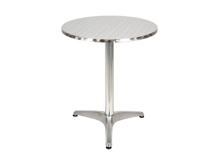 Home and More Bistro-Tisch Nizza Silber Ø 60 cm