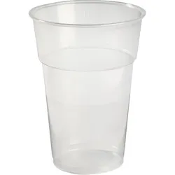800 Bierbecher Biergläser 50 cl Transparent Kunststoff