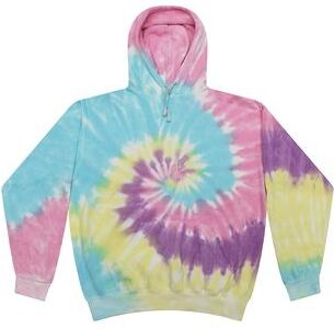 Tie-Dye CD877 d Hooded Sweatshirt in Jellybean size XL   Cotton/Polyester Blend 8777, T8777