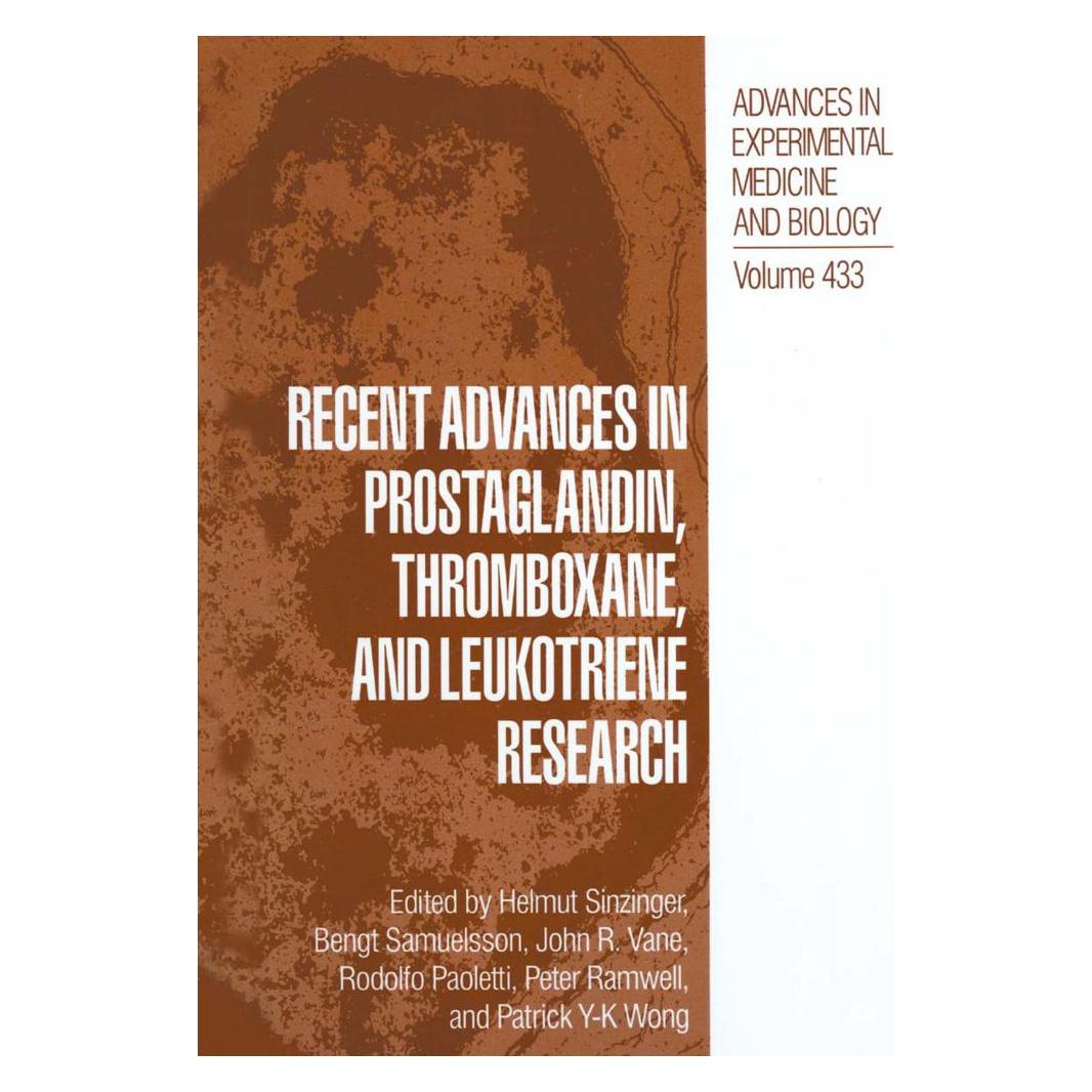 Springer Recent Advances in Prostaglandin, Thromboxane, and Leukotriene Research (Softcover, Bengt Samuelsson, Helmut Sinzinger, John R. Vane, Patrick Y-K Wong, Peter Ramwell, Rodolfo Paoletti) (55539458)