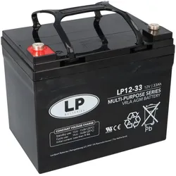 Landport LP12-33 T6 12V 33Ah AGM Bleiakku