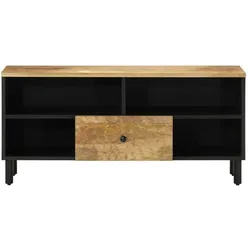 vidaXL, TV Möbel, Tabelano (Massives Mangoholz) (100 x 33 x 46 cm)