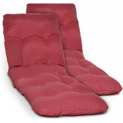 ROLLLIEGENAUFLAGE Flair RL 190x60x8cm Rot (2tlg)