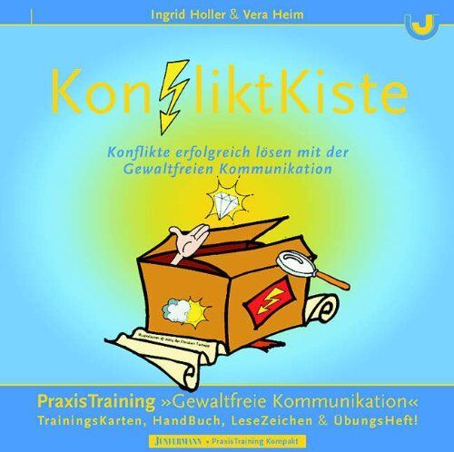 Ingrid Holler - KonfliktKiste. Konflikte erfolgreich lösen mit der Gewaltfreien Kommunikation. 95 Übungskarten, 21 Werkzeugkarten, Handbuch, Übungsheft: Konflikte ... ... HandBuch, LeseZeichen & ÜbungsHeft! - Preis vom 15.10.2026 23:06:25 h