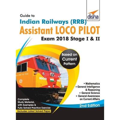 Guide to Indian Railways (RRB) Assistant Loco Pilot Exam 2018 Stage I & II - 2nd Edition, Taschenbuch von Disha Experts, Disha Publication,