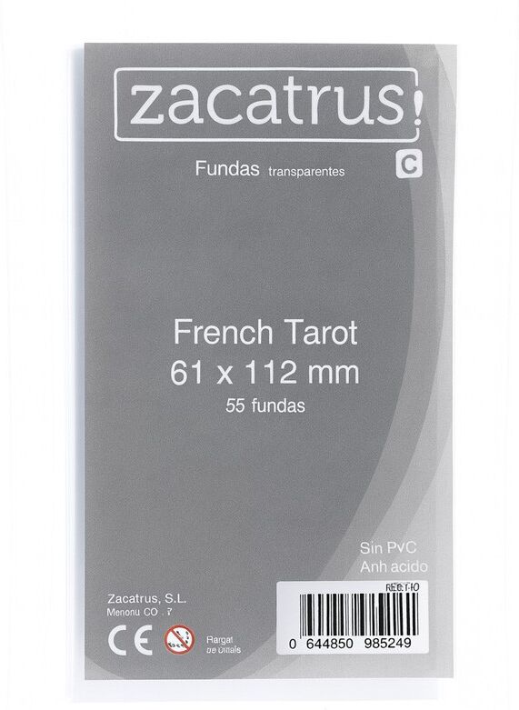 Protège-cartes French Tarot 61x112mm - Zacatrus