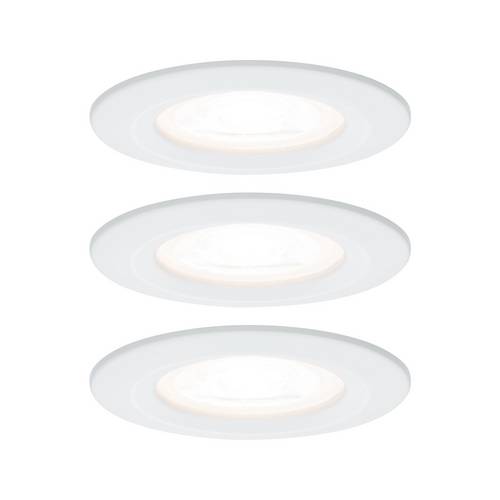 Paulmann Bad-Einbauleuchte 3er Set 19.5W Weiß (matt)