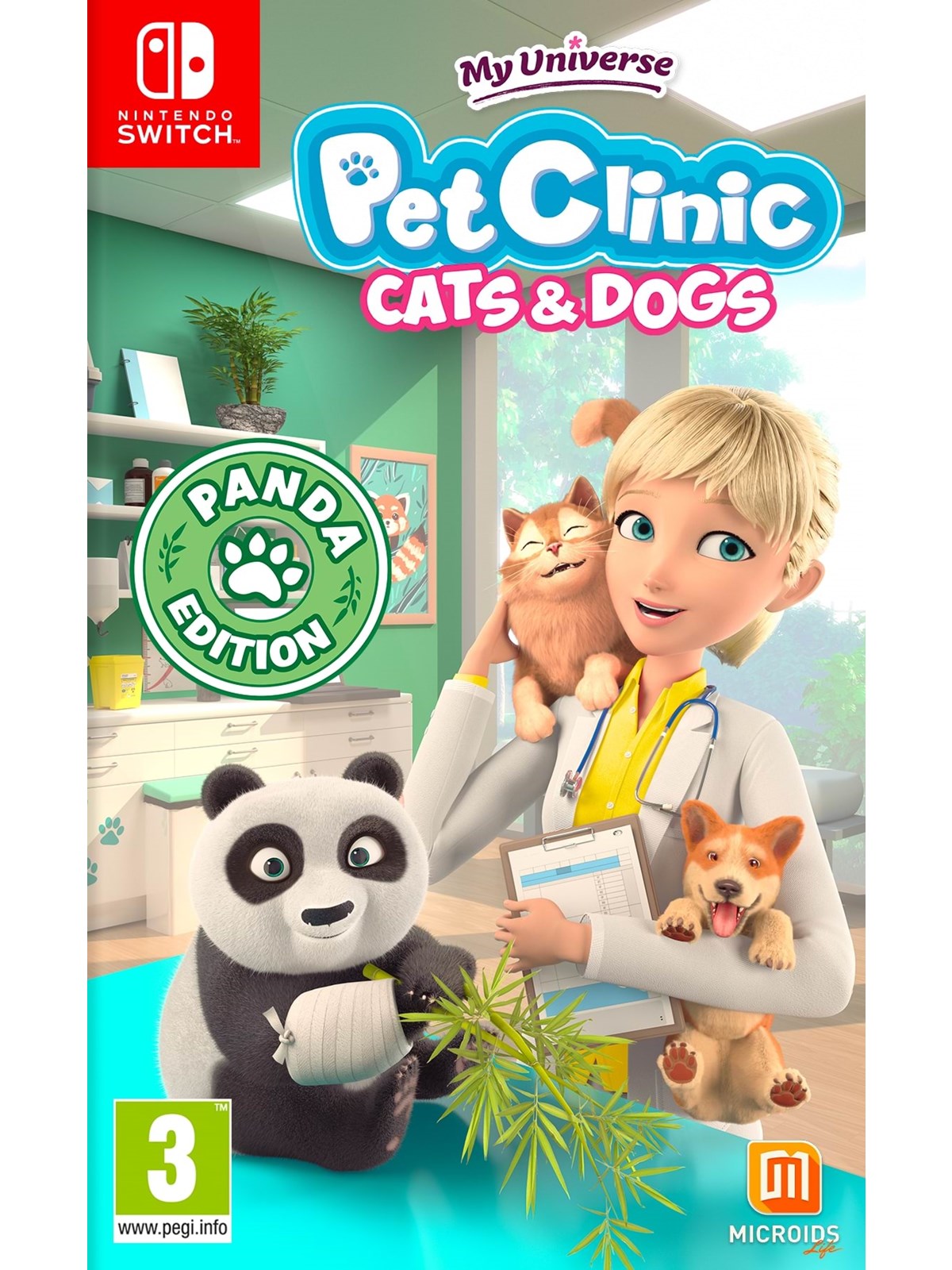 My Universe: Cats + Dogs Pet Clinic - Panda Edition - Nintendo Switch - Virtual Life - PEGI 3