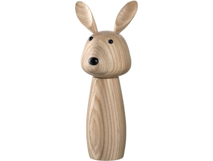 Gewürzmühle LEONARDO Hase , braun, B:11cm H:25cm T:10cm, Küchenmühlen, Gewürzmühle, Keramikmahlwerk, 25 cm