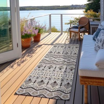 Addison Rugs Machine Washable Indoor/ Outdoor Chantille Mosaic Global Rug
