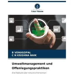 Umweltmanagement und Offenlegungspraktiken, Fachbücher von B VENUGOPAL, C N KRISHNA NAIK