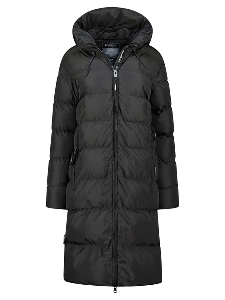 Geographical Norway Wintermantel "April" in Schwarz - XXL