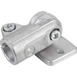 ROHRVERBINDER MIT GELENKFUß G=50 ALUMINIUM, FÜR RUNDROHRE, A=18,1