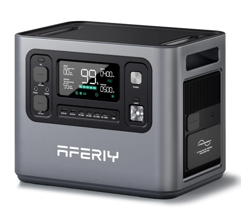 Aferiy P280 Tragbare Powerstation mit erweiterbarer Kapazität 2800 W 2048 Wh