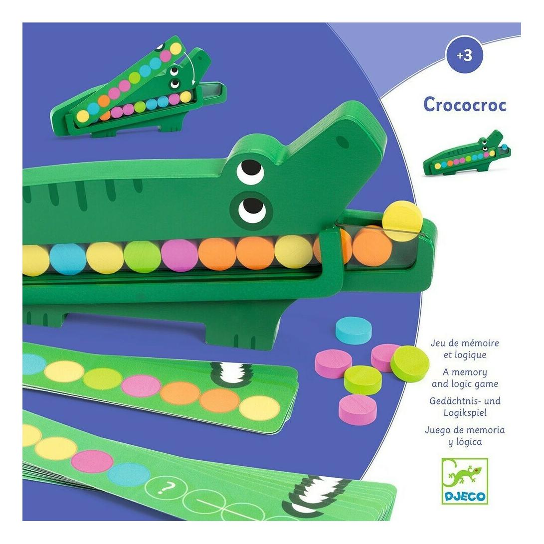 Djeco Crococroc (Deutsch, Englisch, Französisch, Italienisch, 1 Spieler) (DJ01629)