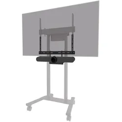 Neomounts Videobar-Laptop-Ablage-Kit 43-110"/8kg/200x200-800x600mm, Digital Signage Zubehör, Schwarz
