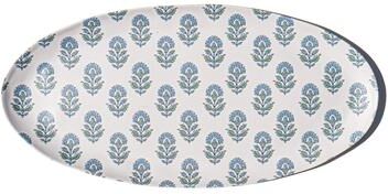 "Abode Homewares Kashmir Melamine Oval Serving Platter - 17.4"" x 8.3"""
