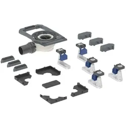 Geberit Duofix Duschwannenablauf 551550001 mit 5 Füßen, Sperrwasserhöhe 50mm