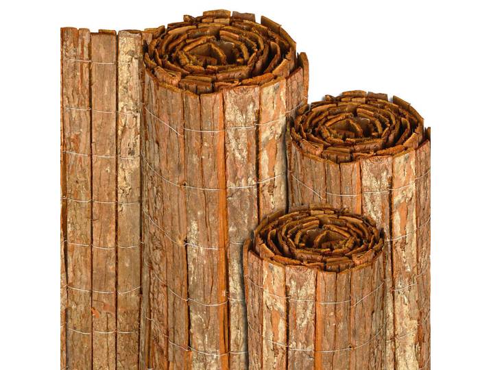 Sol Royal Sichtschutzzaun SolVision R63 160/300 cm Rinde, Naturfarben, Kunststoff, 300x160 cm, Sonnenschutz, Sichtschutz
