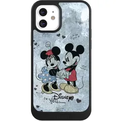 Nivocase Hülle für Apple iPhone 12 Handyhülle NIVOcore Case Schwarz Disney Vintage (Apple iPhone 12), Smartphone Hülle, Schwarz