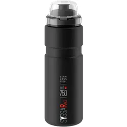 ELITE TRINKFLASCHE SYSSA ALU 750ML SCHW/MATT