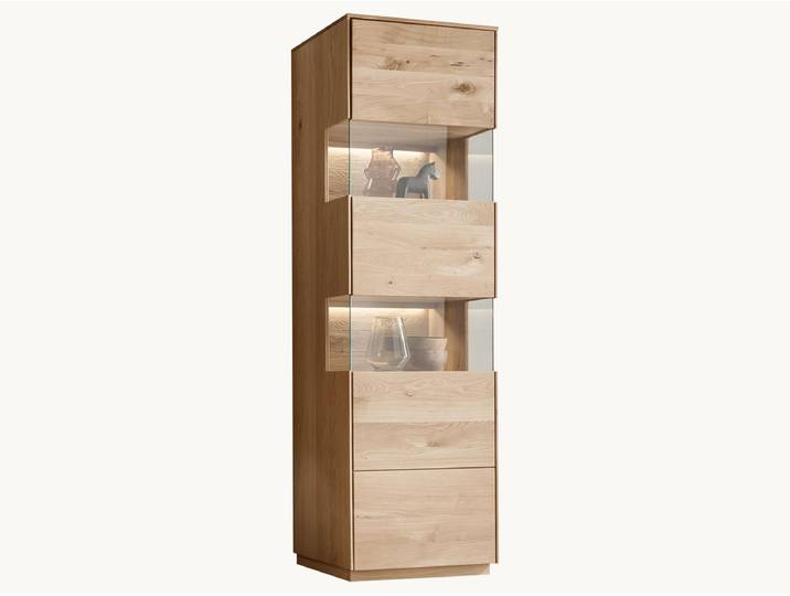 Hängeschrank Vasado - ohne Beleuchtung - H169xB43xT33 cm