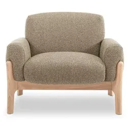 Segmüller Werkstätten Sessel Mika03 Stoff Grau Taupe
