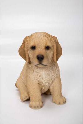 Hi-Line Gift Ltd. Sitting Golden Retriever Puppy Statue