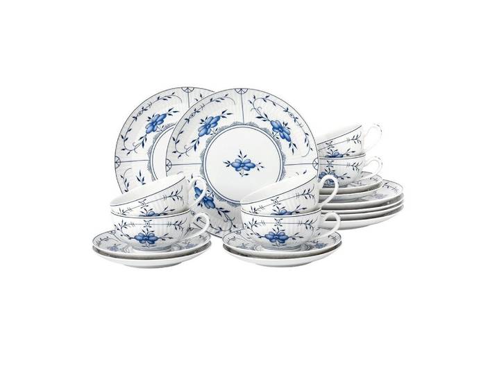Seltmann Weiden Teeservice Seltmann Weiden Amina Strohblume Teeservice 18 tlg. groß, Porzellan