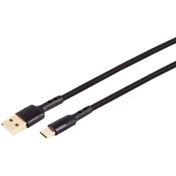 BlackCotton USB-A Adapterkabel, USB-C, 2.0, 2m