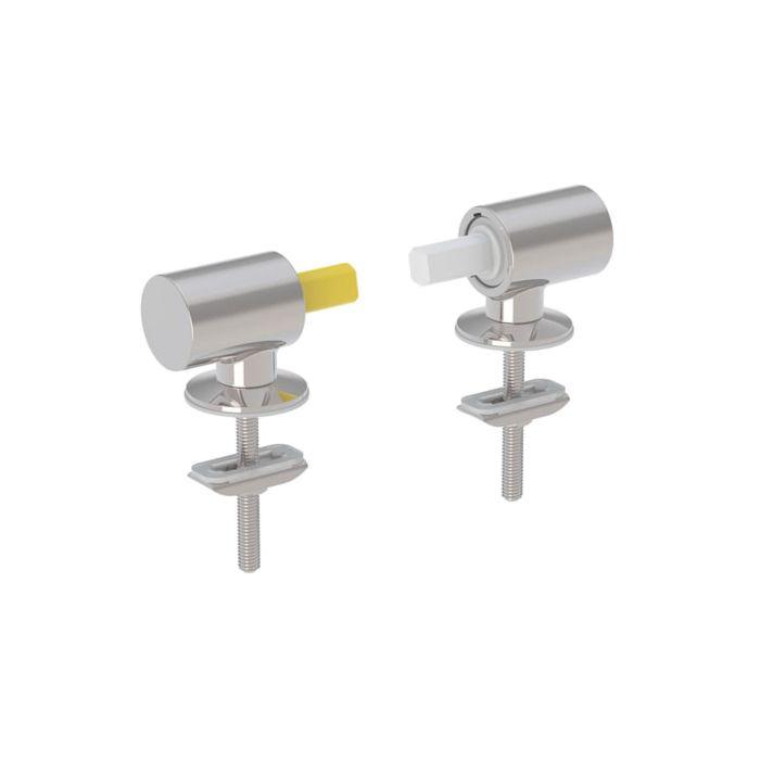 Geberit Scharniere 598035000 Absenkautomatik, verchromt, für WC-Sitz