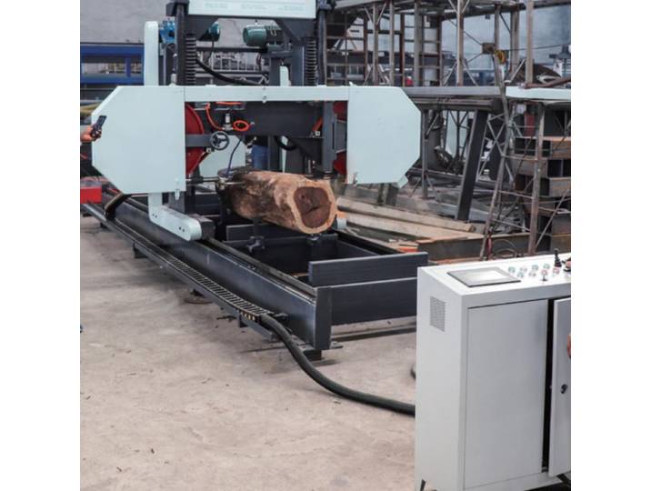 Machine à découper le bois de haute qualité pour les grandes surfaces forestières, scie horizontale, scierie portative à ruban