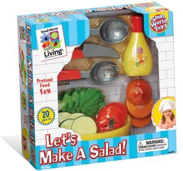 Small World Toys Let's Make A Salad 20-Piece Playset - Multi