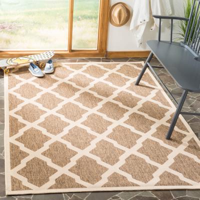 SAFAVIEH Linden Adamantini Trellis Indoor/ Outdoor Patio Backyard Rug