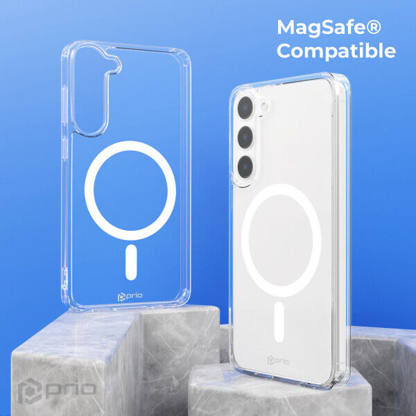 Prio Clear Protective Case Compatibile MagSafe Samsung Galaxy S25 Plus